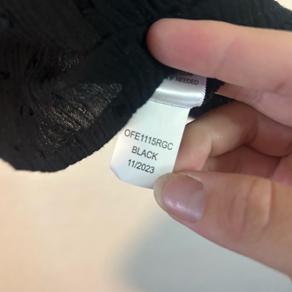 Farmers Market 3x Vibrant Floral Embroidered Black Boho Tunic Festival - Picture 6 of 16